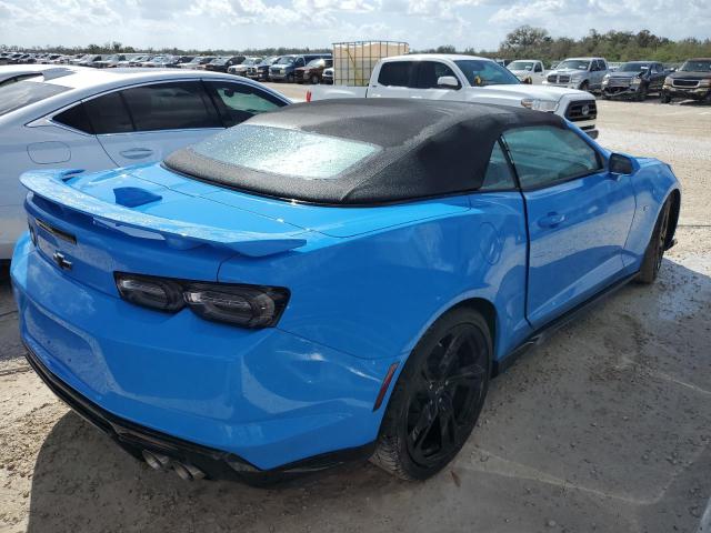 CHEVROLET CAMARO LT1 2022 blue  gas 1G1FF3D79N0128710 photo #4