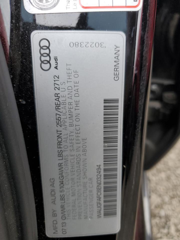 Lot #2976862280 2014 AUDI A6 PREMIUM