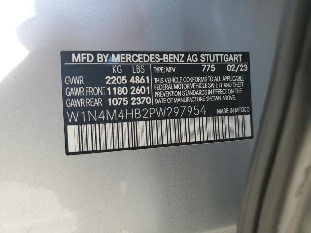 VIN W1N4M4HB2PW297954 2023 MERCEDES-BENZ GLB-CLASS no.13