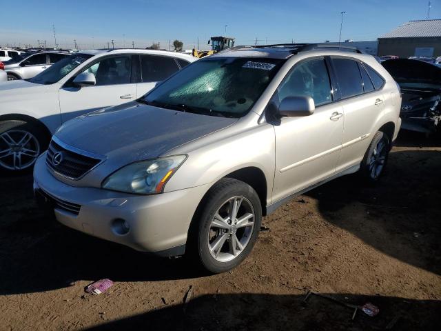 LEXUS RX 400H 2007 tan  hybrid engine JTJHW31U272035445 photo #1