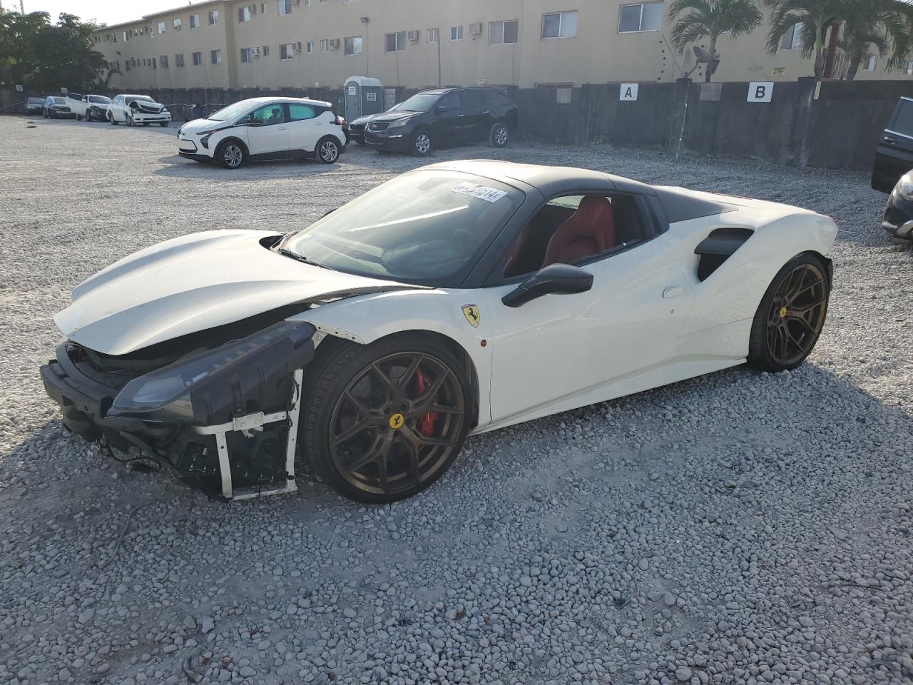  Salvage Ferrari 488 Spider