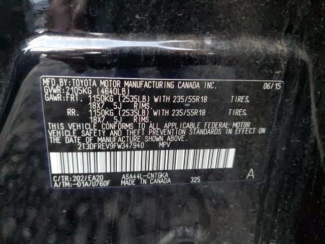 2015 TOYOTA RAV4 LIMIT - 2T3DFREV9FW347940