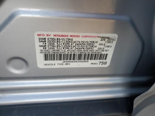 VIN JA4AD2A3XEZ002509 2014 Mitsubishi Outlander, ES no.13