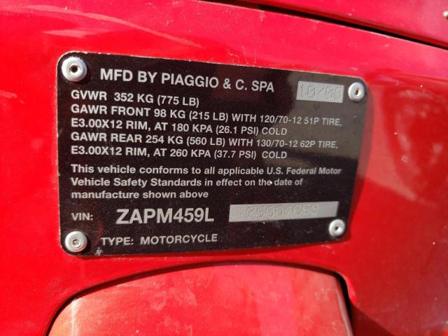 2007 VESPA GTS 250 ZAPM459L175004859