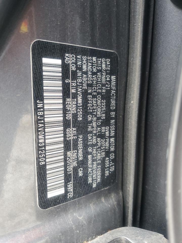 Lot #3024687611 2021 NISSAN ROGUE SPOR