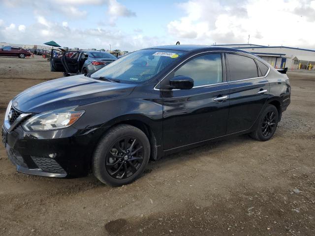 NISSAN SENTRA S 2018 black  gas 3N1AB7AP3JY261300 photo #1