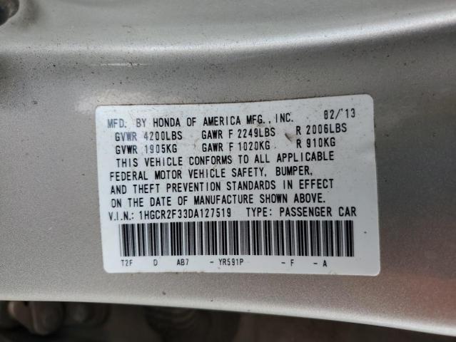 VIN 1HGCR2F33DA127519 2013 HONDA ACCORD no.12