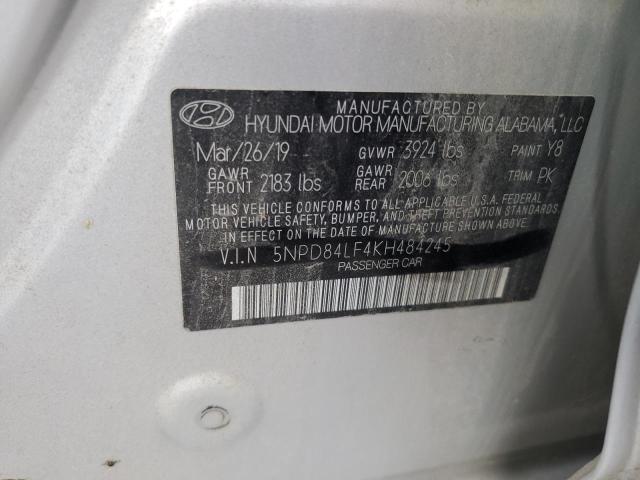 2019 HYUNDAI ELANTRA SE - 5NPD84LF4KH484245