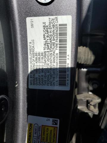 2021 HONDA ACCORD LX - 1HGCV1F16MA103039