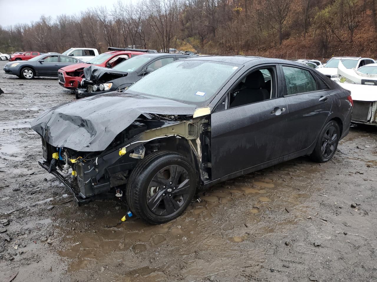 Lot #3034280102 2021 HYUNDAI ELANTRA SE