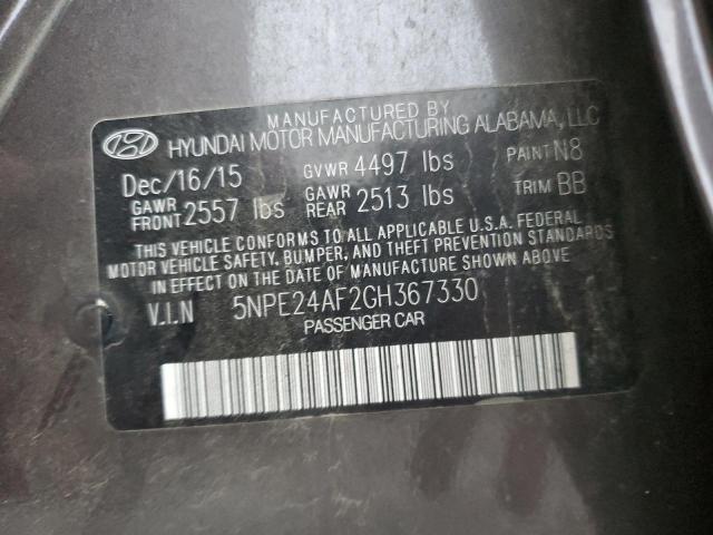 2016 HYUNDAI SONATA SE - 5NPE24AF2GH367330