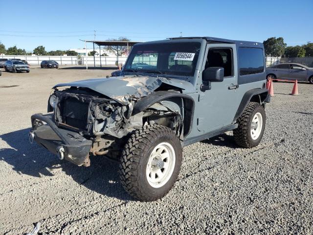 JEEP WRANGLER S 2015 gray  flexible fuel 1C4AJWAG0FL501302 photo #1