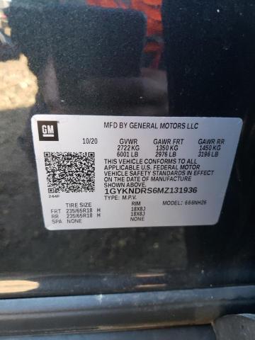 2021 CADILLAC XT5 PREMIU - 1GYKNDRS6MZ131936