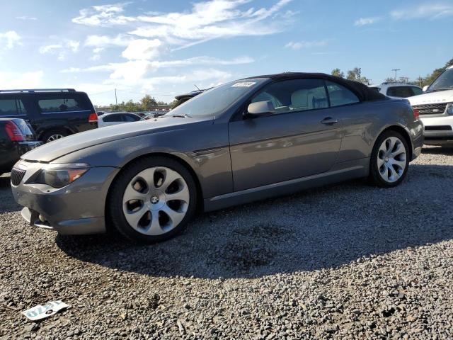 BMW 650 I 2006 gray converti gas WBAEK13426CN79338 photo #1