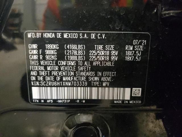 2022 HONDA HR-V SPORT - 3CZRU6H1XNM703339