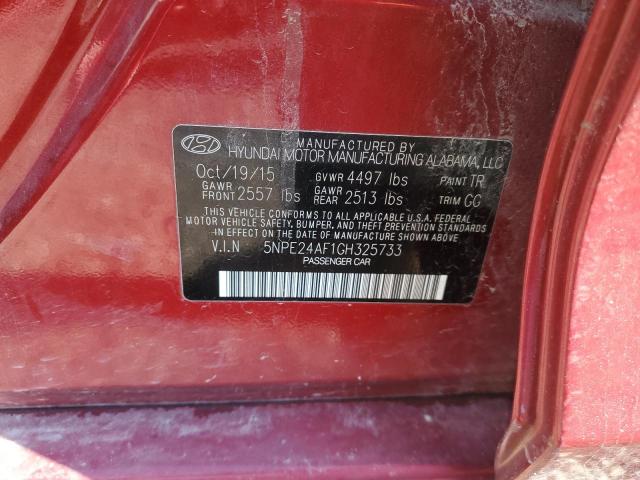 2016 HYUNDAI SONATA SE - 5NPE24AF1GH325733