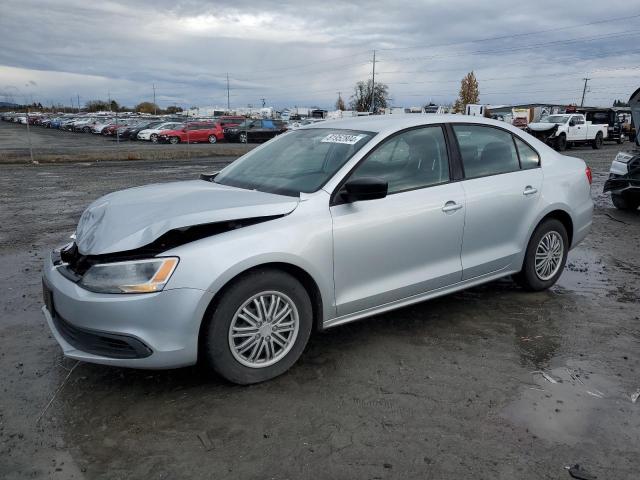 VOLKSWAGEN JETTA BASE 2012 silver  gas 3VW2K7AJ4CM308614 photo #1