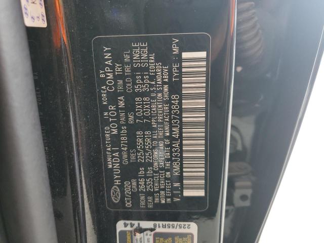 2021 HYUNDAI TUCSON KM8J33AL4MU373848