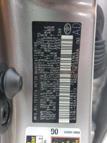 2016 TOYOTA COROLLA L - 2T1BURHE0GC547349