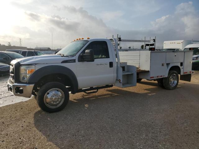 FORD F450 SUPER 2013 white chassis gas 1FDUF4GY1DEB86414 photo #1