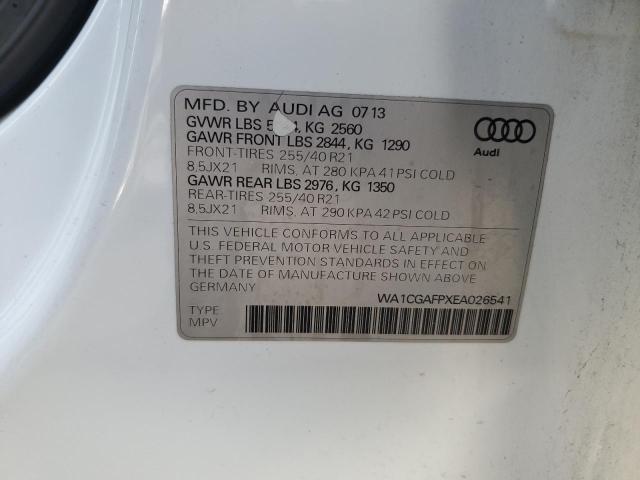 VIN WA1CGAFPXEA026541 2014 AUDI SQ5 no.14