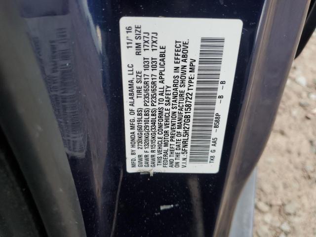 2016 HONDA ODYSSEY LX 5FNRL5H27GB158722