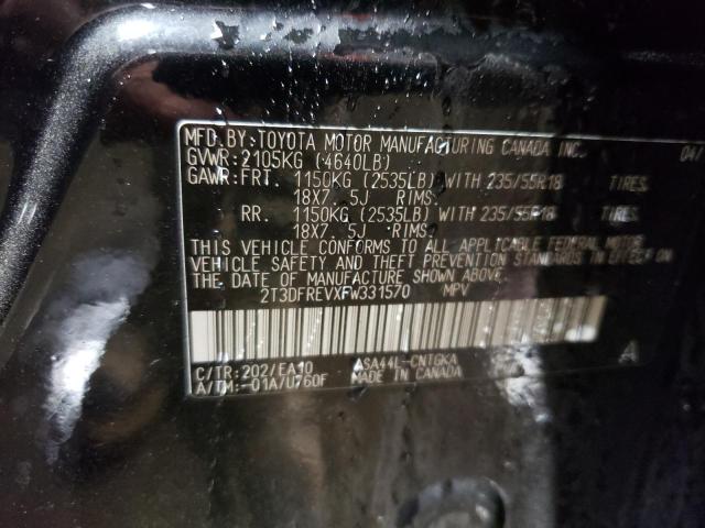 2015 TOYOTA RAV4 LIMIT - 2T3DFREVXFW331570