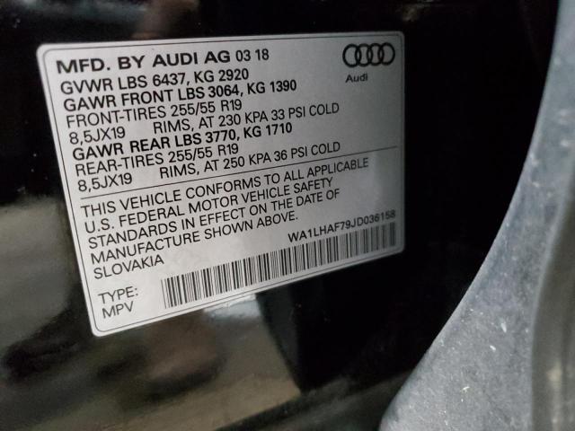 VIN WA1LHAF79JD036158 2018 AUDI Q7 no.14