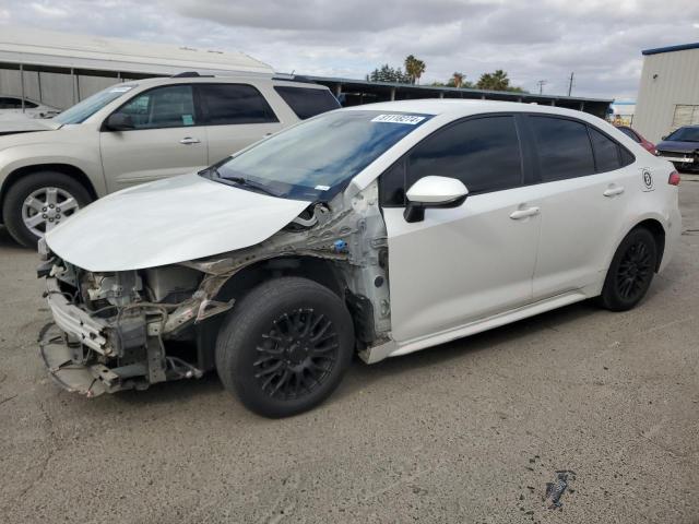 TOYOTA COROLLA LE 2021 white  hybrid engine JTDEAMDE4MJ032580 photo #1