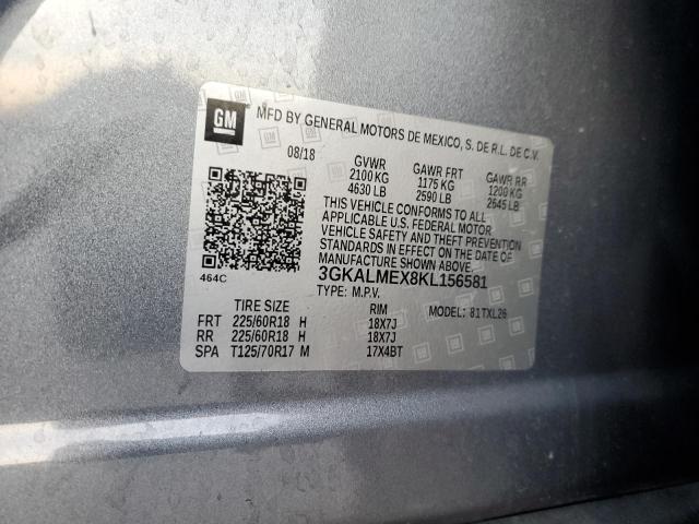 2019 GMC TERRAIN SL - 3GKALMEX8KL156581