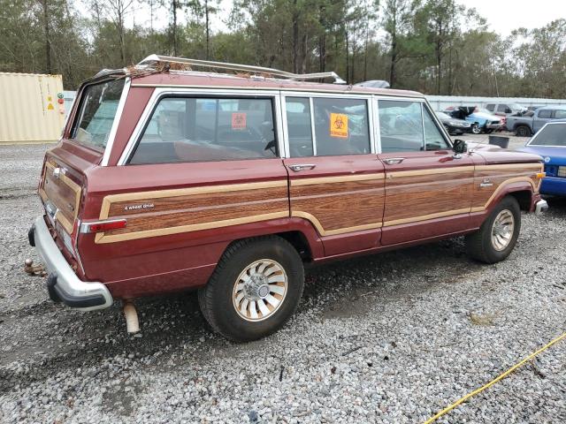 JEEP GRAND WAGO 1986 burgundy  gas 1JCNJ15U6GT029563 photo #4