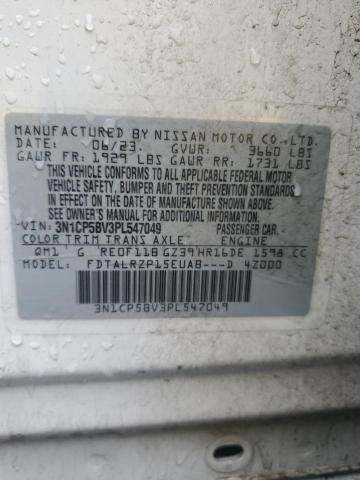 VIN 3N1CP5BV3PL547049 2023 NISSAN KICKS no.12