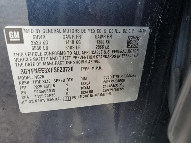 2015 CADILLAC SRX LUXURY - 3GYFNEE3XFS620720