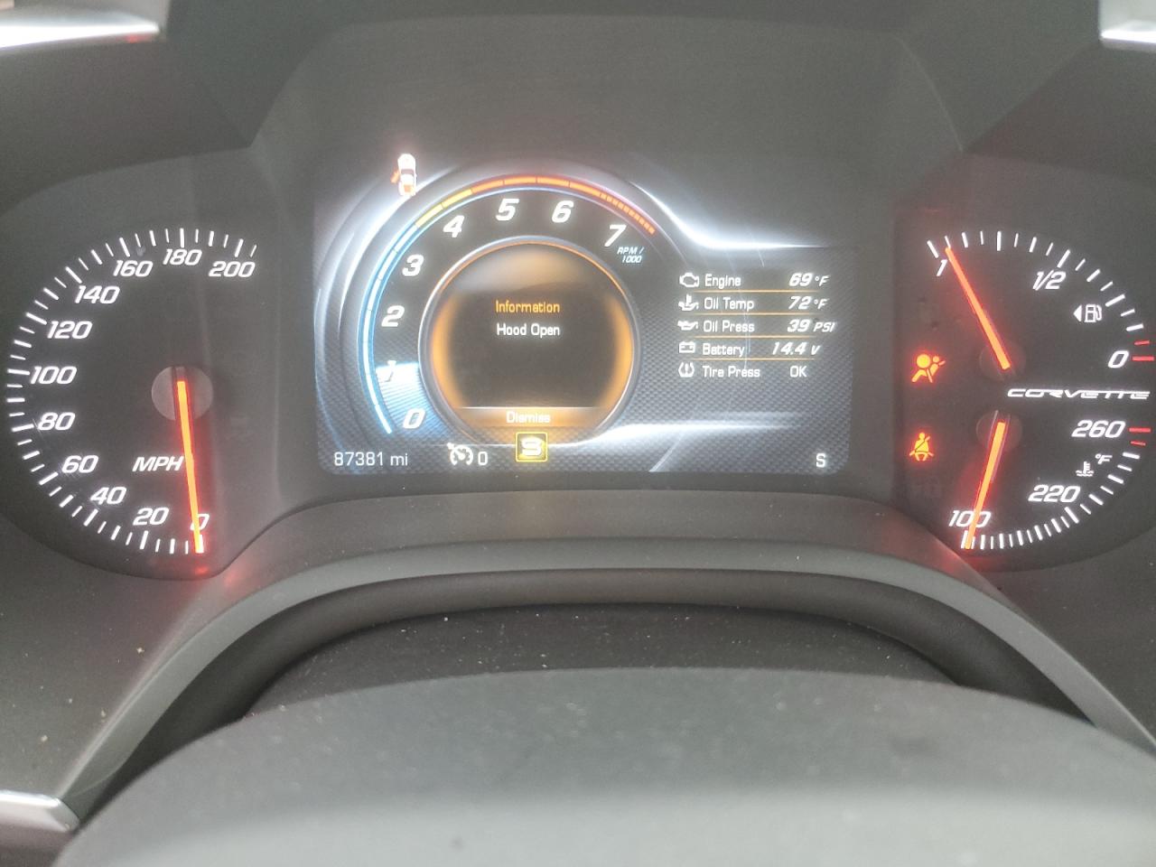 CHEVROLET CORVETTE STINGRAY Z51 2LT