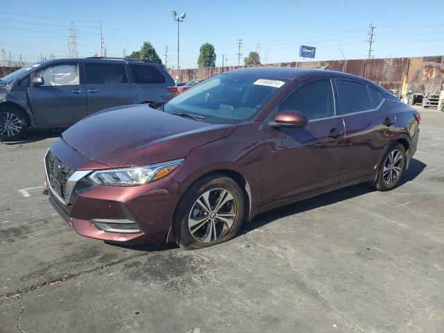 NISSAN SENTRA SV 2023 burgundy  gas 3N1AB8CV7PY269121 photo #1