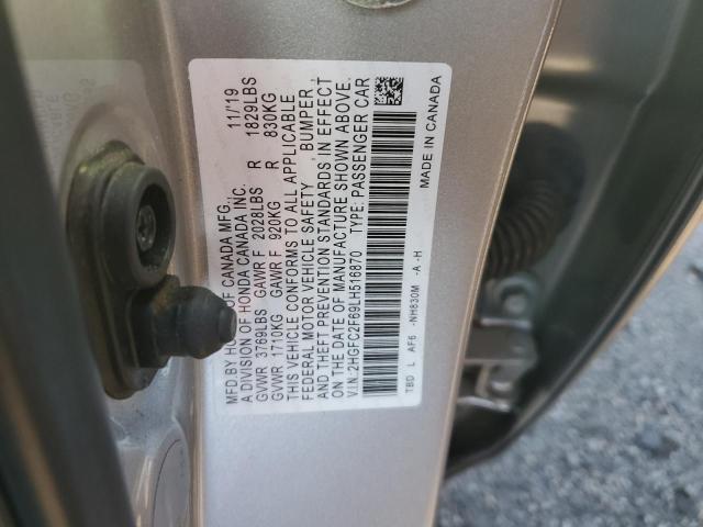 2020 HONDA CIVIC LX - 2HGFC2F69LH516870
