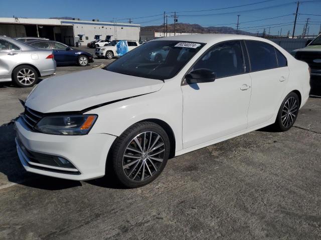 VOLKSWAGEN JETTA SPOR 2016 white  gas 3VWD17AJ2GM289935 photo #1