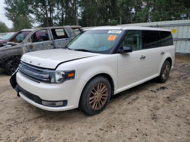 FORD FLEX SEL 2016 white  gas 2FMGK5C87GBA09645 photo #1