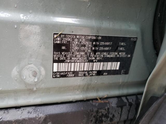 2021 TOYOTA RAV4 XLE - JTMP1RFV5MD076301