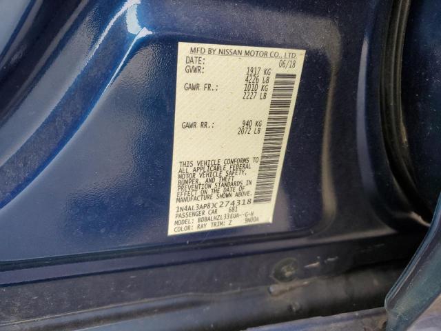 2018 NISSAN ALTIMA 2.5 - 1N4AL3AP8JC274318