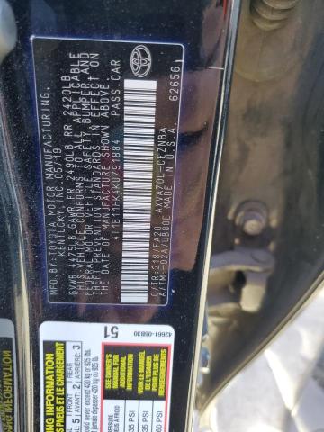 2019 TOYOTA CAMRY L - 4T1B11HK4KU791884