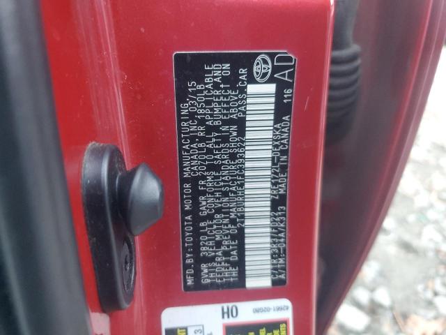 2015 TOYOTA COROLLA L - 2T1BURHE1FC393622