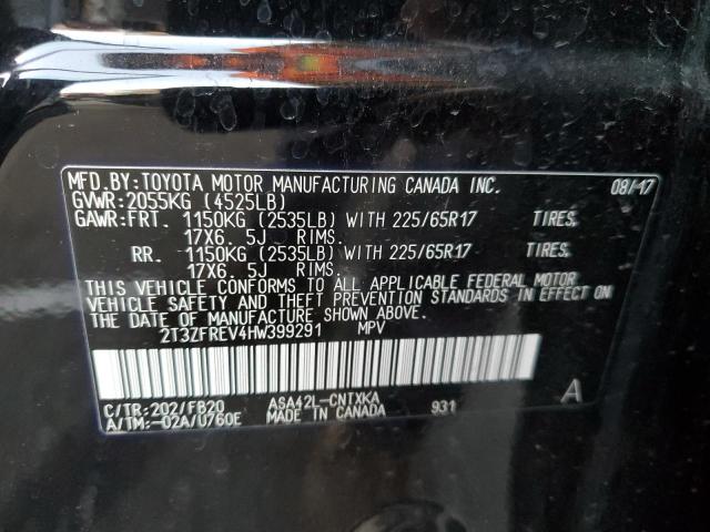 2017 TOYOTA RAV4 LE - 2T3ZFREV4HW399291