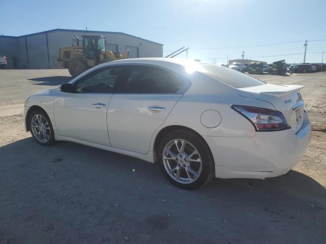 NISSAN MAXIMA S 2012 white  gas 1N4AA5AP5CC852394 photo #3