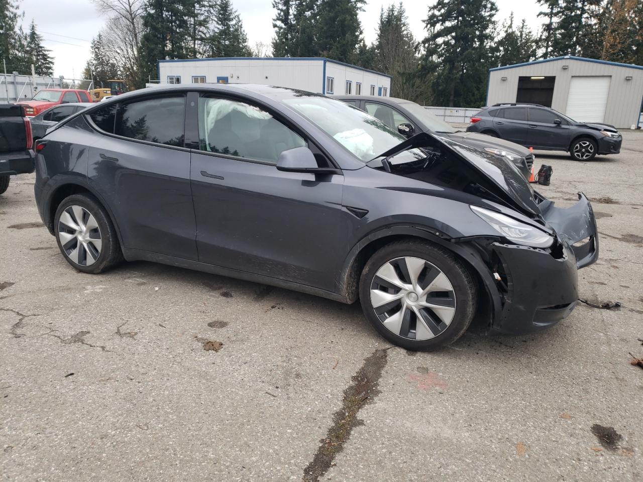 Lot #3030431490 2021 TESLA MODEL Y