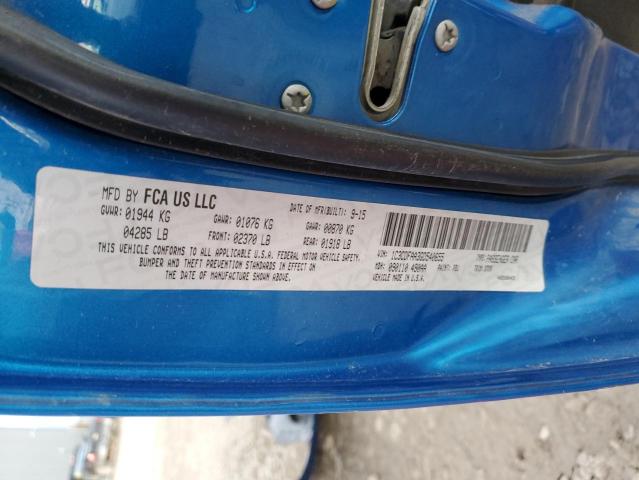 2016 DODGE DART SE 1C3CDFAA3GD540655