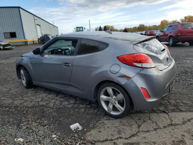 HYUNDAI VELOSTER 2015 gray  gas KMHTC6ADXFU244499 photo #3