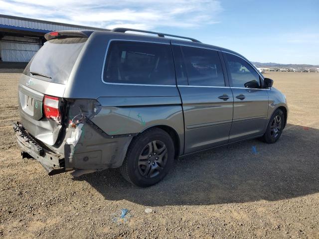 HONDA ODYSSEY EX 2007 green  gas 5FNRL38447B409492 photo #4