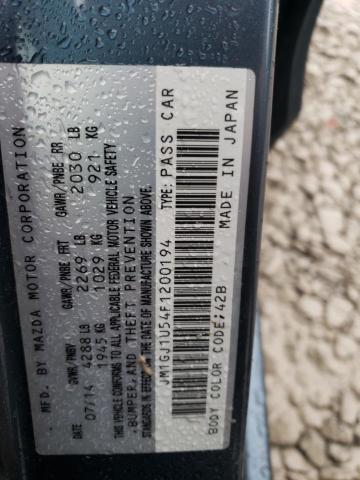 2015 MAZDA 6 SPORT - JM1GJ1U54F1200194