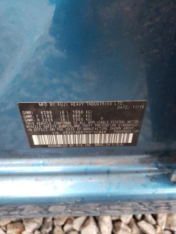 2017 SUBARU IMPREZA PR - 4S3GTAB67H3700928